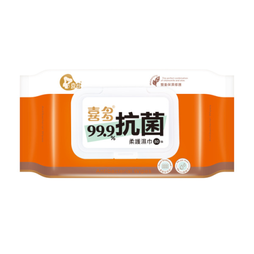 喜多99.9%抗菌柔護濕巾80抽
