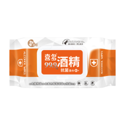 喜多酒精抗菌濕巾80抽