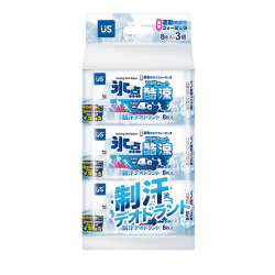 優生 冰點酷涼超迷你濕巾-8抽3入
