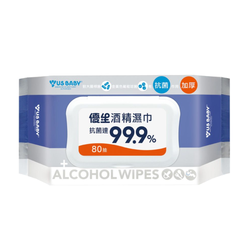 優生酒精濕巾 超厚型80抽