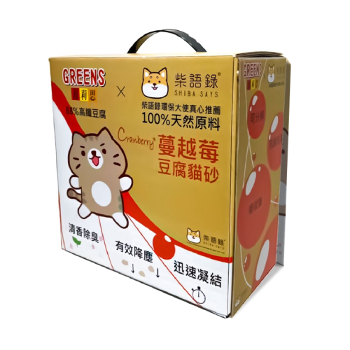 葛莉思-蔓越莓豆腐砂 4KG