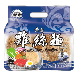 新宏 雞絲麵-和風鰹魚 335g 