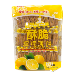 巧益 酥脆檸檬薄餅 270g