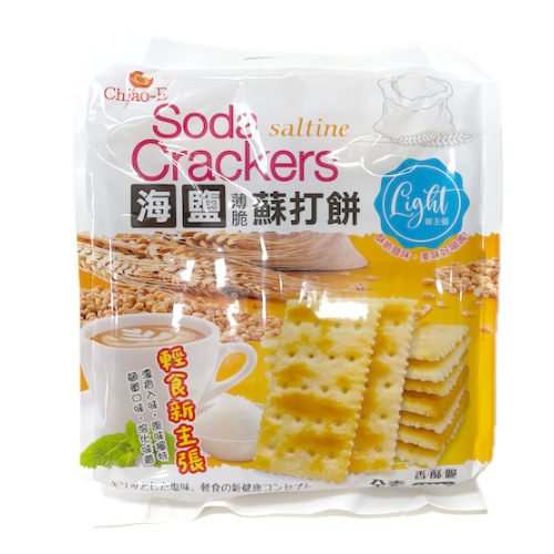 巧益 海鹽薄脆蘇打餅 396g