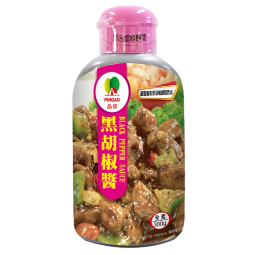 品高素食黑胡椒醬 300g