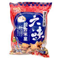 大嘟嘟 六味綜合米果 144g 綜合豆果子餅乾