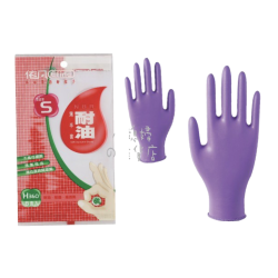 伊凡 耐油薄手套 H360S-8入 紫