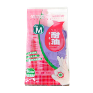 依凡耐油手套 M-8入 紫