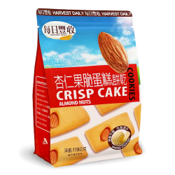 每日豐收杏仁果脆蛋糕餅乾 119g