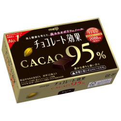 明治CACAO黑巧克力 95% 60g （12入）