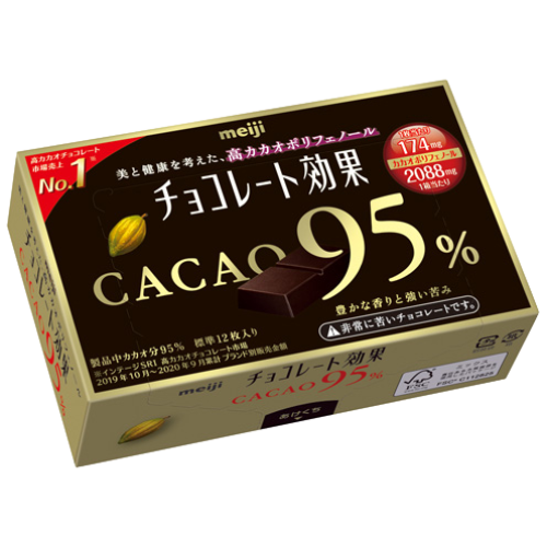 明治CACAO黑巧克力 95% 60g （12入）