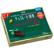 明治黑巧克力 72% (26片) 130g