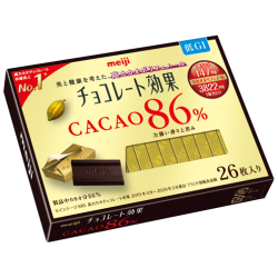 明治黑巧克力 86% (26片)  130g