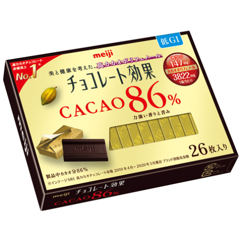 明治黑巧克力 86% (26片)  130g