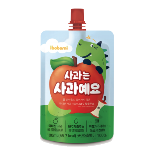 Ibobomi 100%天然蘋果汁 100ml