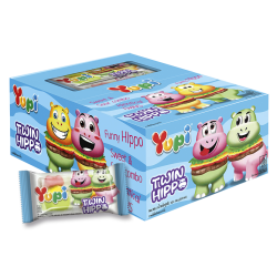 YUPI 雙拼河馬漢堡軟糖 168g