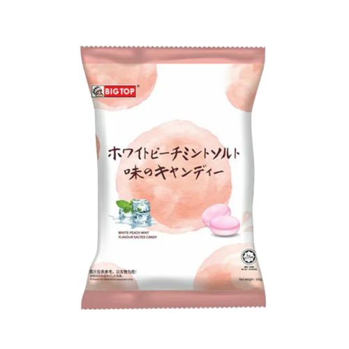 馬來西亞 水蜜桃薄荷鹽糖 100g