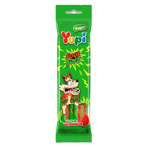 YUPI 呦皮酸Q扁條糖 (西瓜) 40g