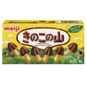 明治 香菇餅乾-巧克力 40g 日本巧克力餅乾