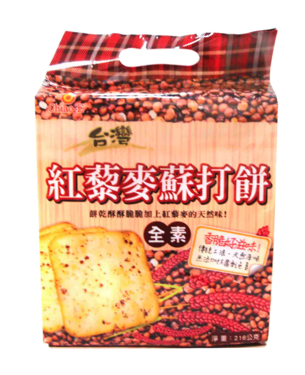 巧益 蘇打餅 紅藜麥 216g (純素)