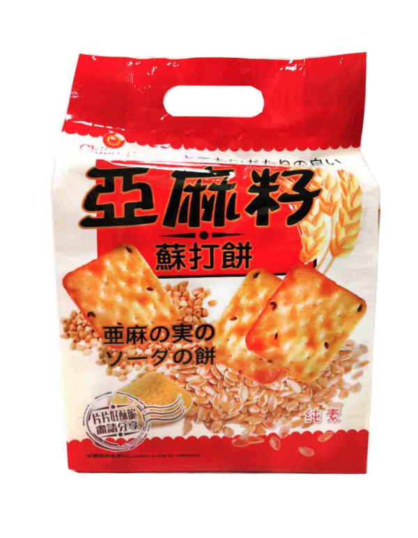 巧益 蘇打餅 亞麻籽252g