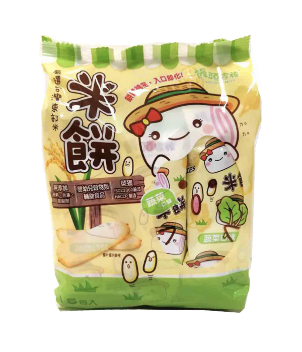 饅頭家族米餅蔬菜48g