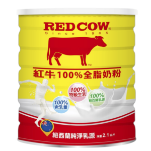 紅牛奶粉 100%全脂奶粉2.1kg 新鮮紐西蘭奶源、經典口味、純生乳