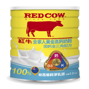紅牛奶粉全家人黃金高鈣奶粉固鈣金三角配方 2.2kg